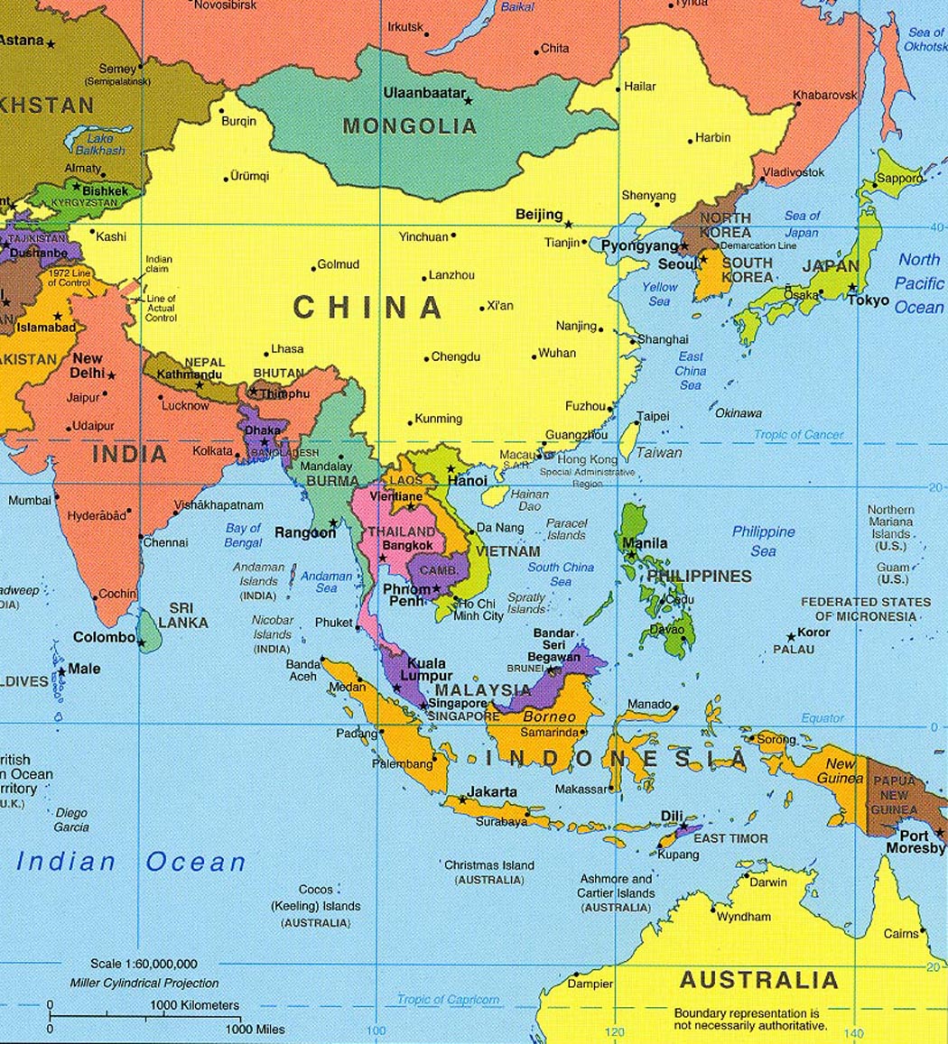 Map Southeast Asia 111
