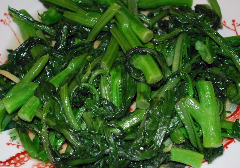 File:油菜 Yau Choy Greens in Oyster Sauce DSC 0643.jpg